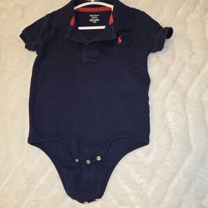 Ralph Lauren Dark Blue Polo Bodysuit